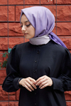 Degrade Desen Mor-Taş Soft Pamuk Şal
