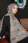 Ekose Paisley Desen Vizon Soft Pamuk Şal