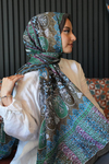 Karma Motif Desen Haki Soft Pamuk Şal