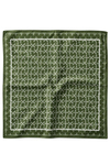 Minimal Geometri Desen Haki-Bej Soft Fular Eşarp 90x90 cm