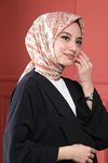 Paisley Desen Bej Pamuk Eşarp