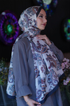 Paisley Desen Bej Soft Pamuk Şal