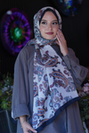 Paisley Desen Bej Soft Pamuk Şal