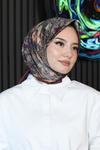 Paisley Desen Bordo Soft Pamuk Eşarp