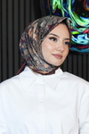 Paisley Desen Bordo Soft Pamuk Eşarp
