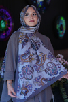 Paisley Desen Füme Soft Pamuk Şal