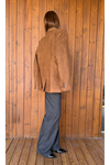Uzun Süet Premium Blazer Ceket