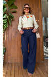 Yüksek Bel Bol Paça Jean Pantolon – Wide Leg