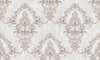 Krem Bej Klasik Damask Desenli Duvar Kağıdı 22012-2