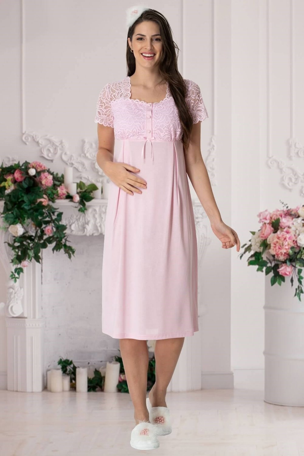 Carpediem 1538 Pembe Lohusa Gecelik