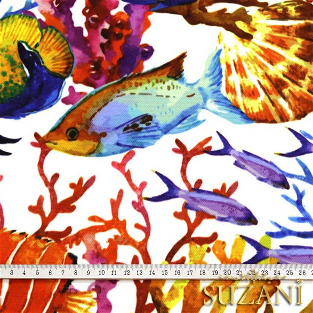 Akvaryum Desenli Kumaş