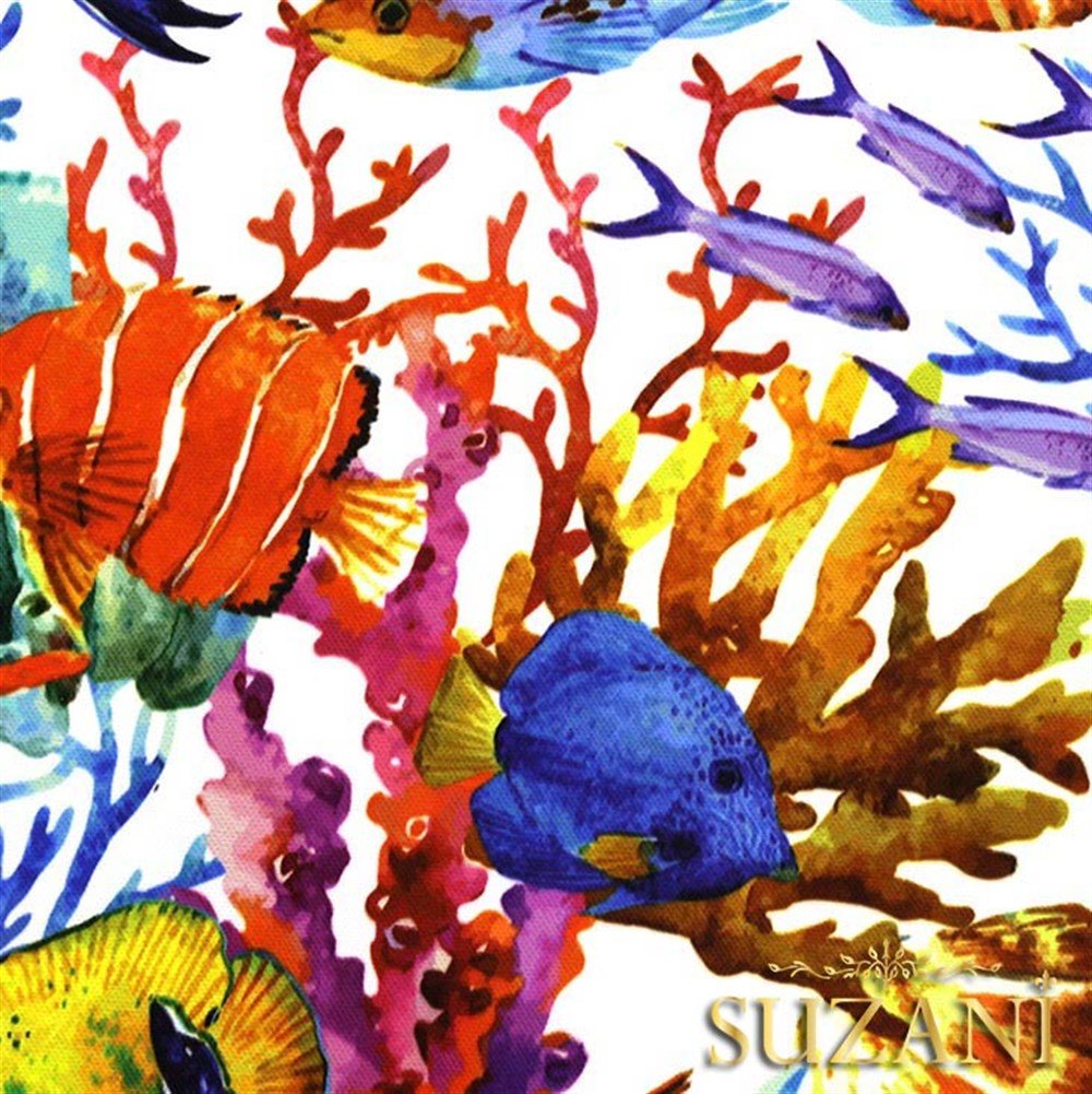 Akvaryum Desenli Kumaş