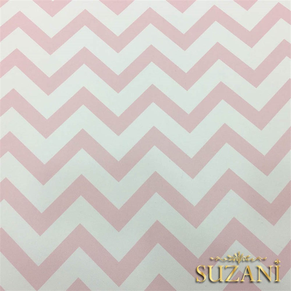  Pembe Zigzag Döşemelik Kumaş