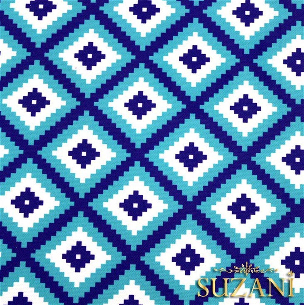 Cam Göbeği Baklava Desenli Kumaş