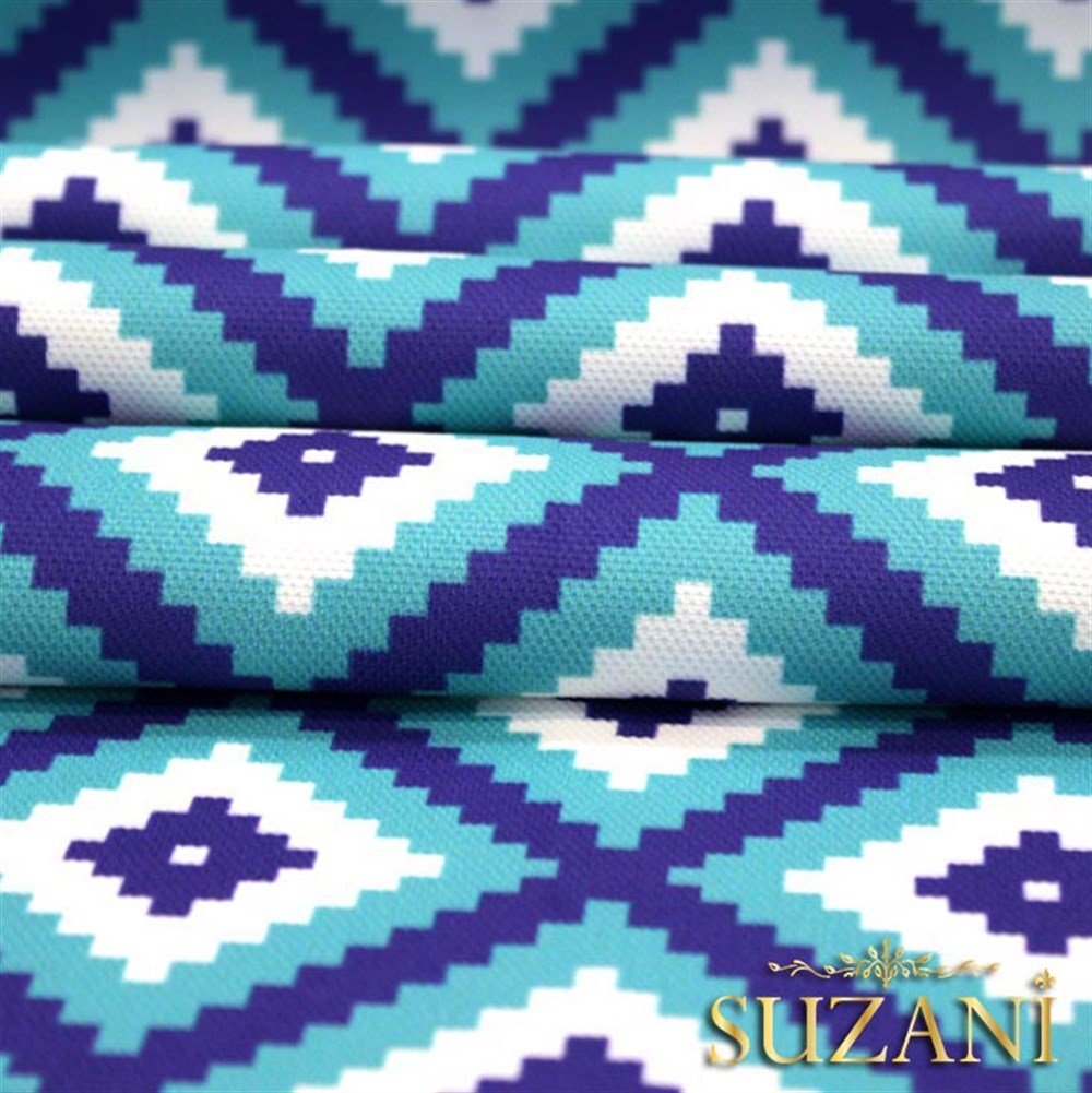 Cam Göbeği Baklava Desenli Kumaş