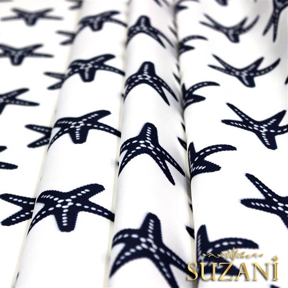 Deniz Yıldızı Desenli Kumaş