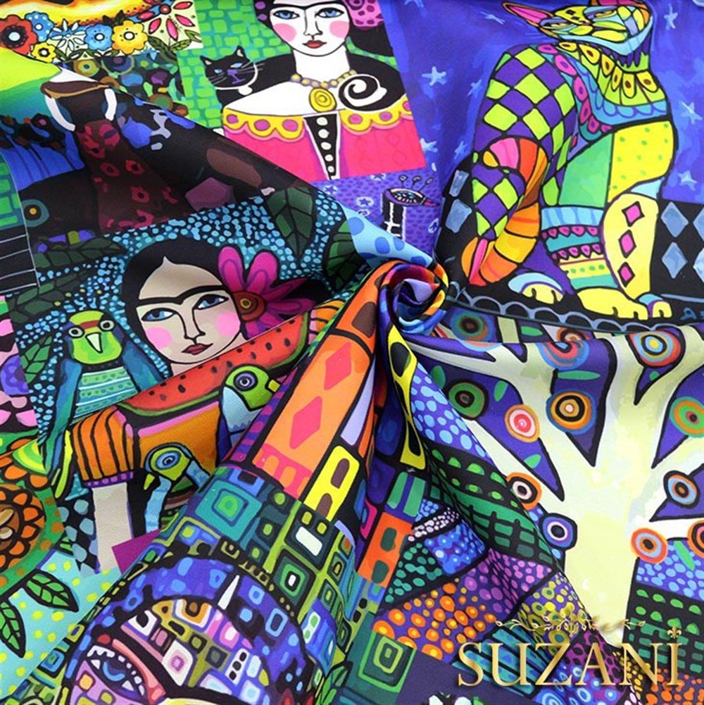 Frida-1 Desenli Kumaş