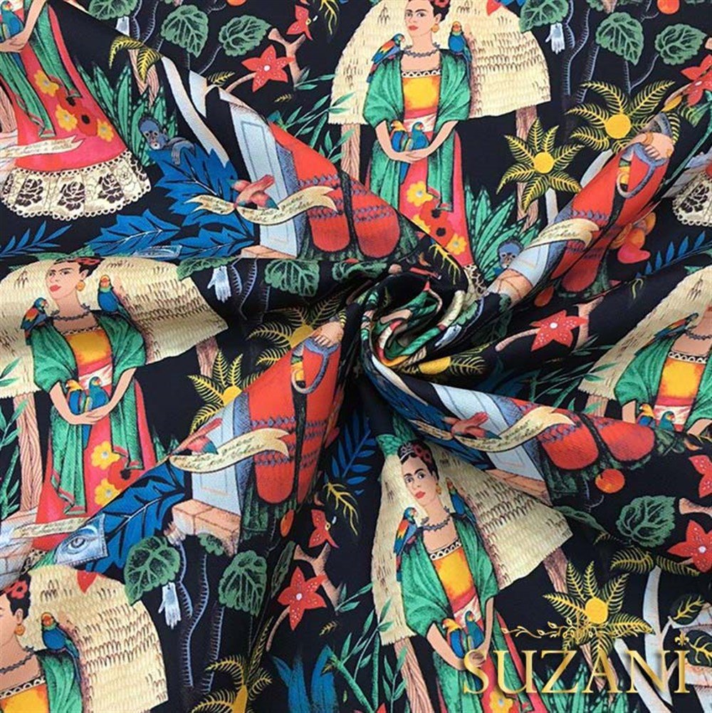 Frida-3 Desenli Kumaş