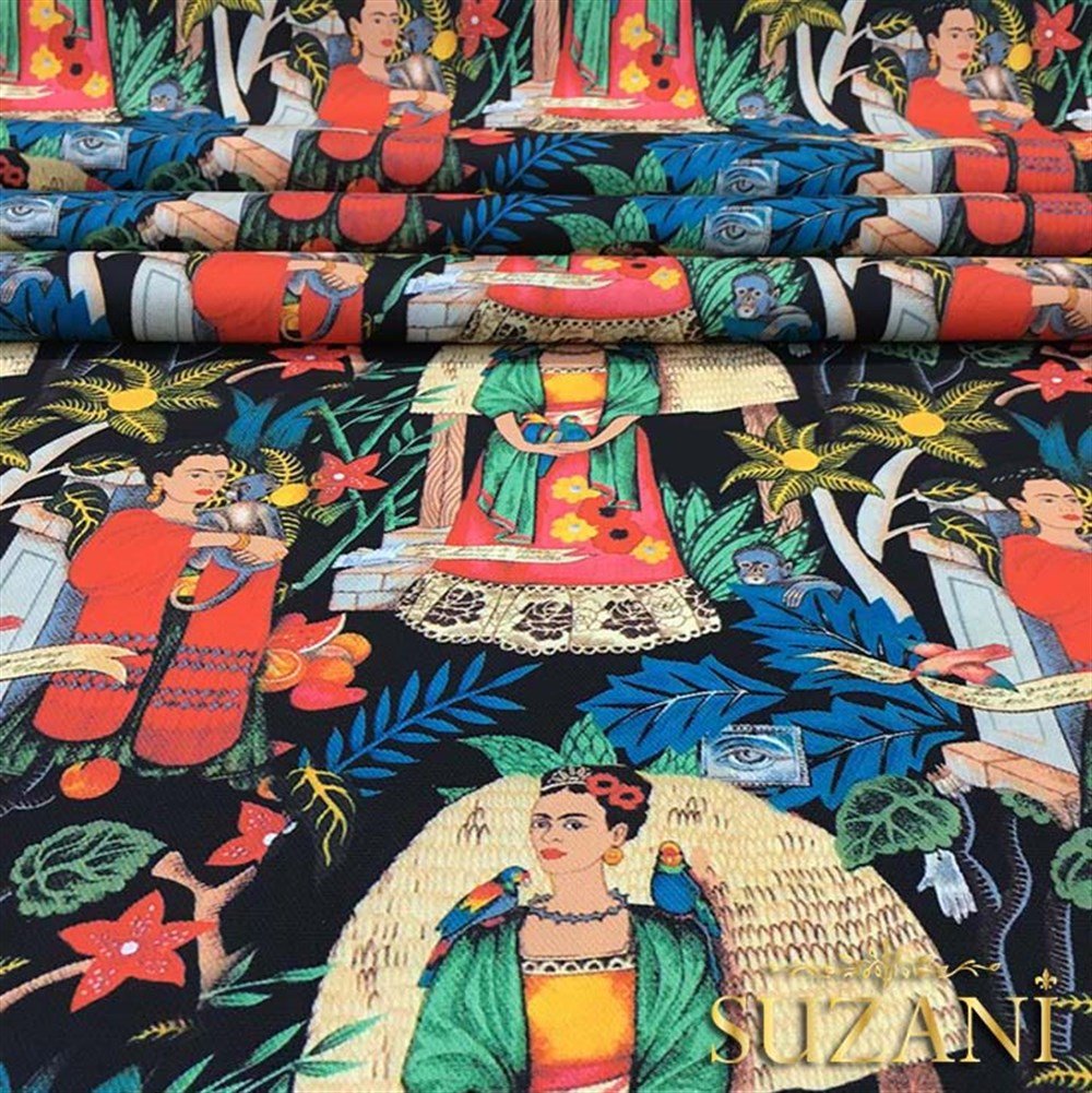 Frida-3 Desenli Kumaş