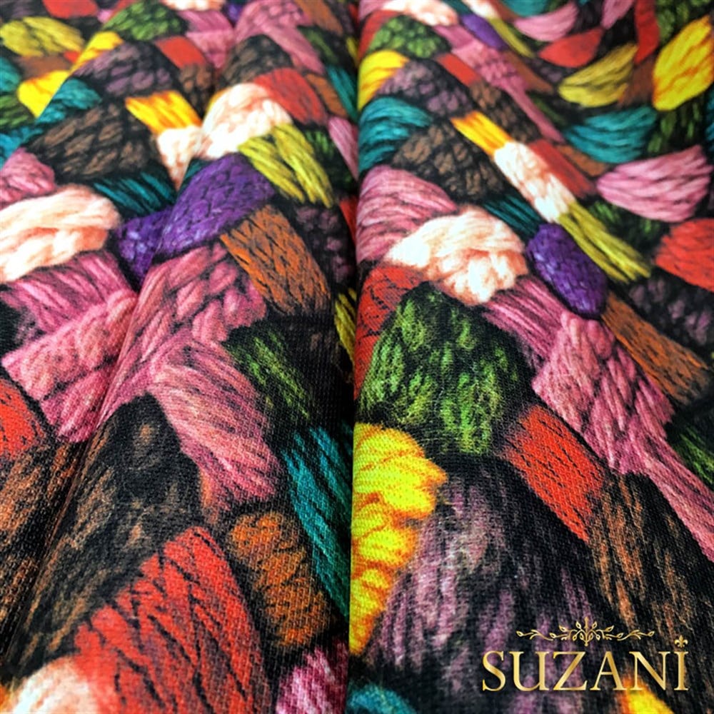 Örgü Yün Desenli Kumaş