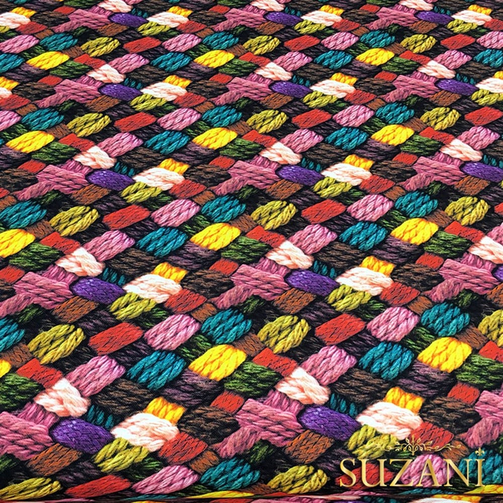 Örgü Yün Desenli Kumaş