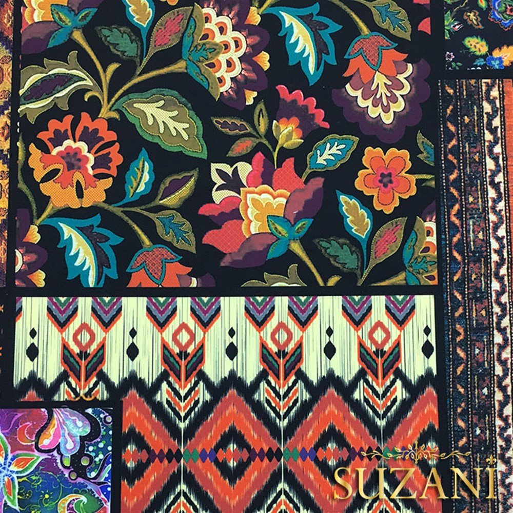 Patchwork Tek Rapor Desenli Kumaş