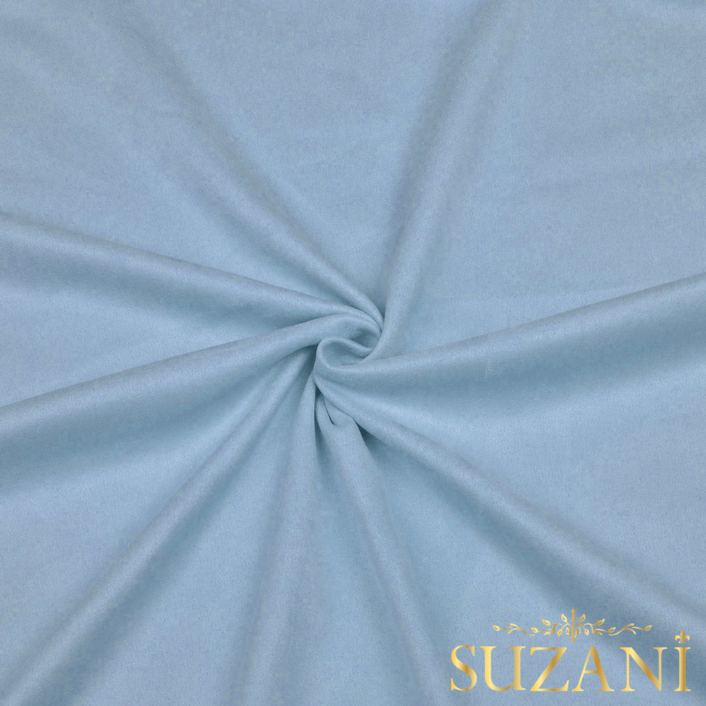 Açık Mavi Süet Kumaş 