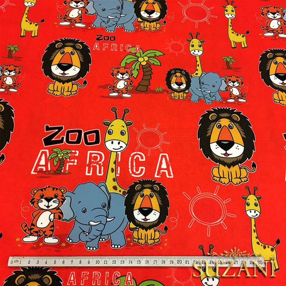 Afrika Temalı Çocuk Kumaşı