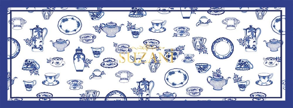 Blue Blanc Runner Kumaşı