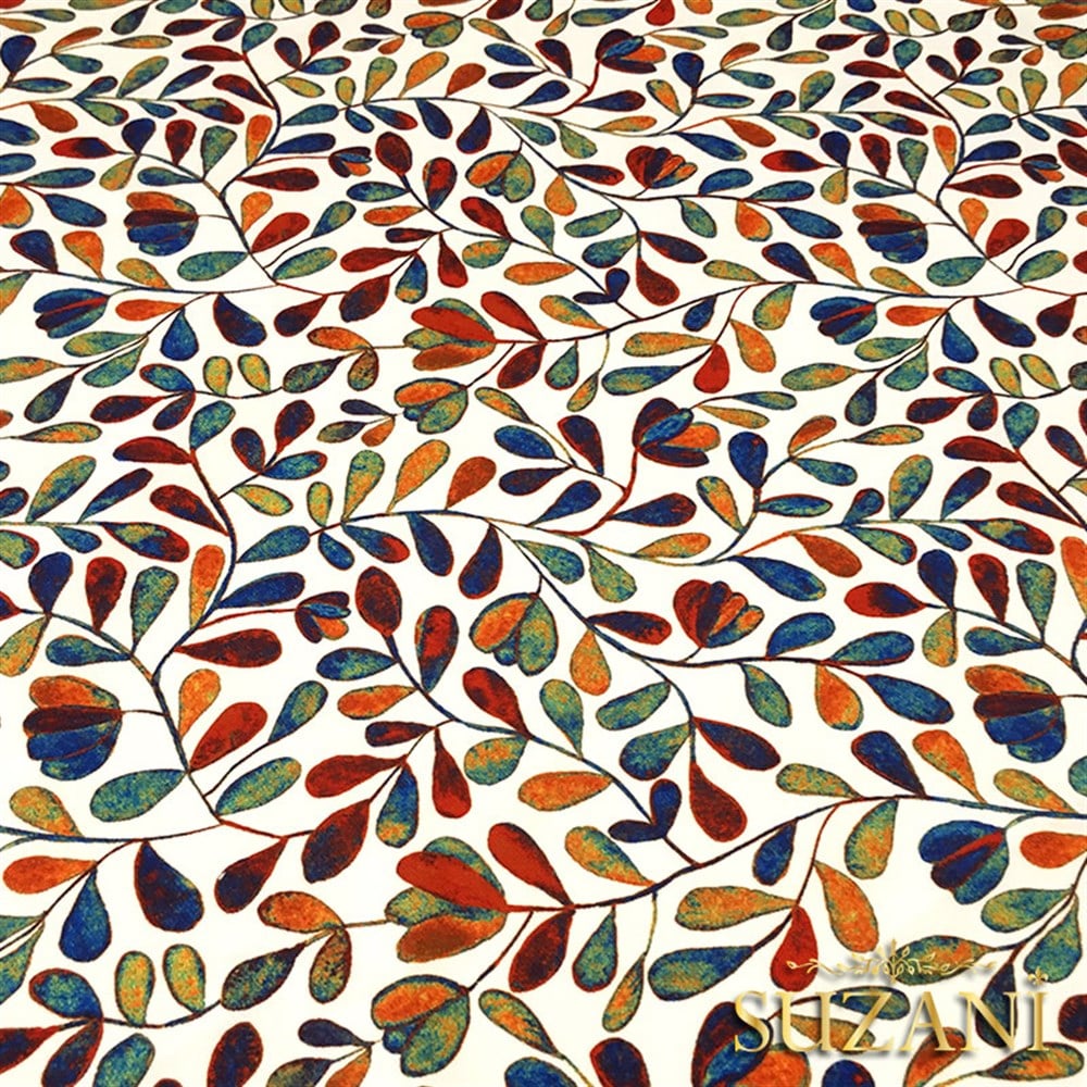 Bordo Lacivert Aşk Merdiveni Desenli Kumaş