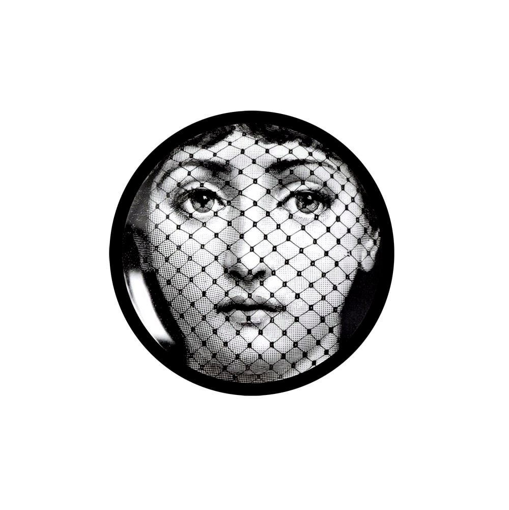 Fornasetti Yüzü 70x70cm Pano Baskılı Kumaş