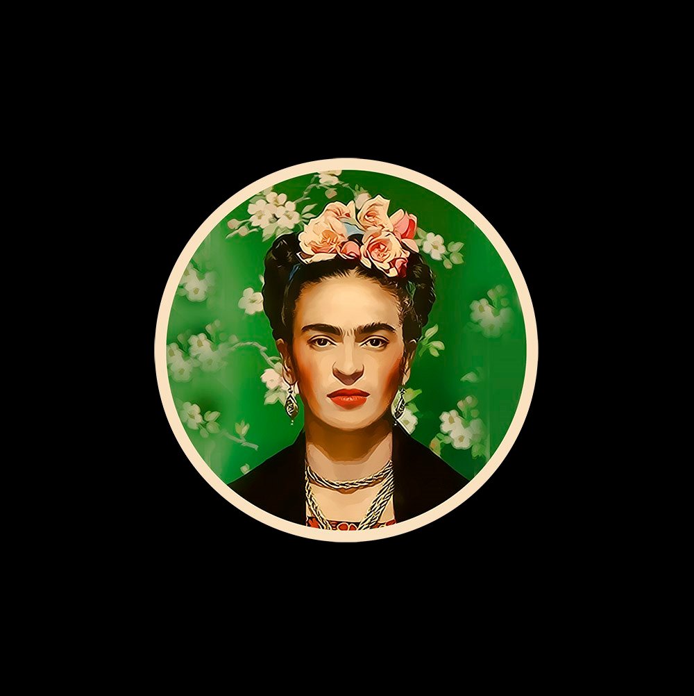Frida Kahlo 45x45cm Pano Baskılı Kumaş