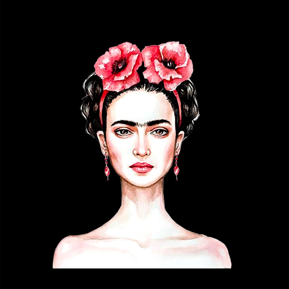 Frida Kahlo 70x70cm Pano Baskılı Kumaş