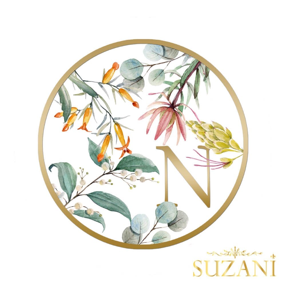 Gold Rengi Harfli Supla Kumaşı-N