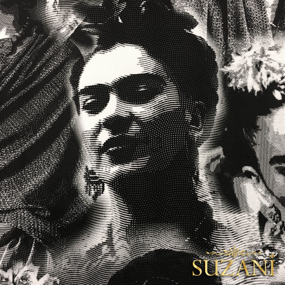 Gravür Efektli Frida Kahlo Kumaş