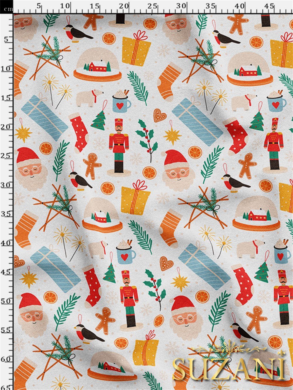 Kurşun Asker Desenli Dijital Baskılı Kumaş