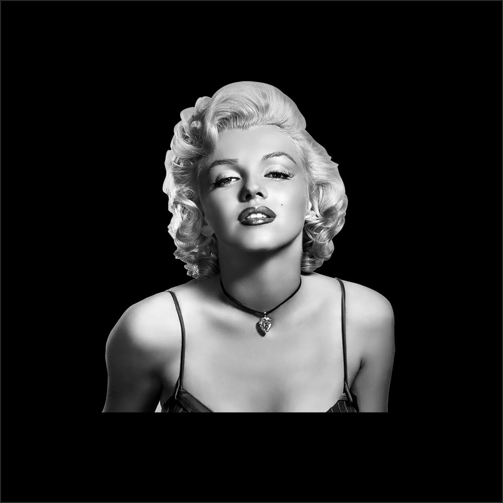 Marilyn Monroe 45x45cm Pano Baskılı Kumaş