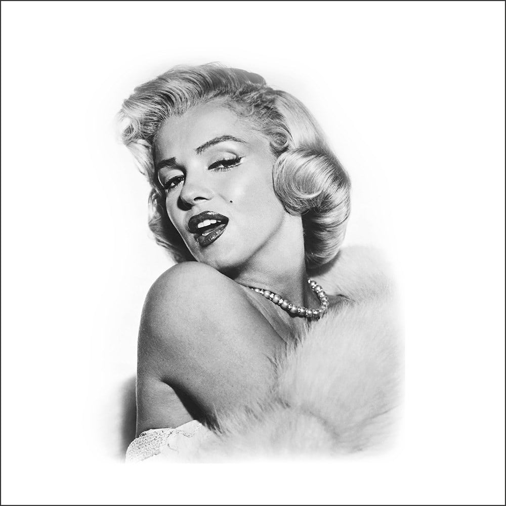 Marilyn Monroe 45x45cm Pano Baskılı Kumaş