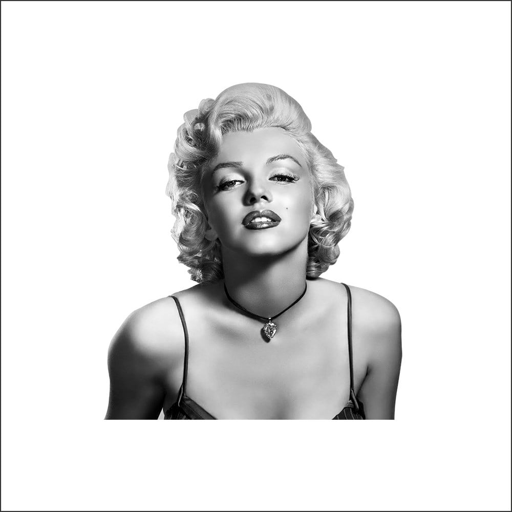 Marilyn Monroe 70x70cm Pano Baskılı Kumaş