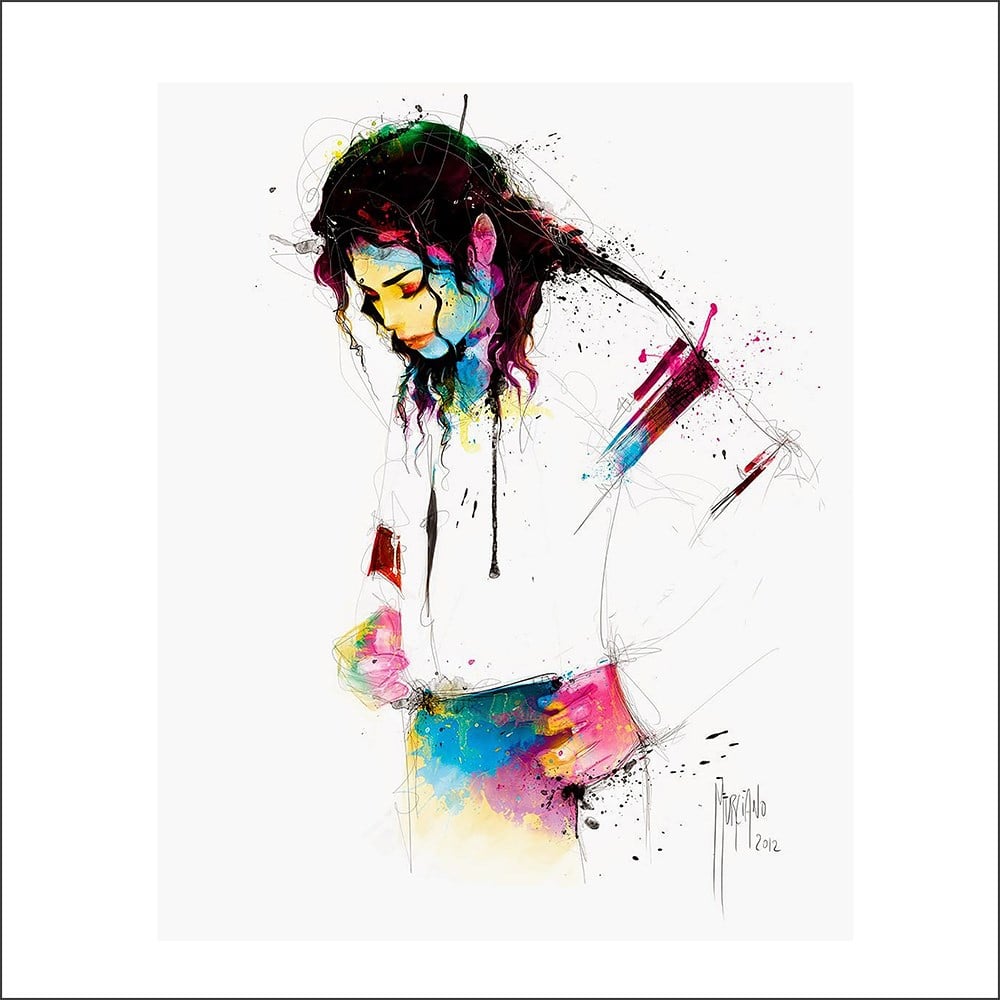 Michael Jackson 45x45cm Pano Baskılı Kumaş