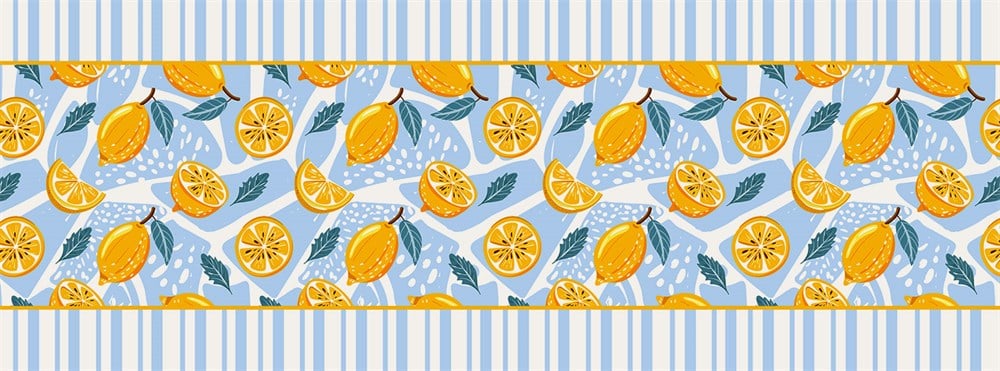 Seaside Limonlu Dikişsiz Runner Kumaşı