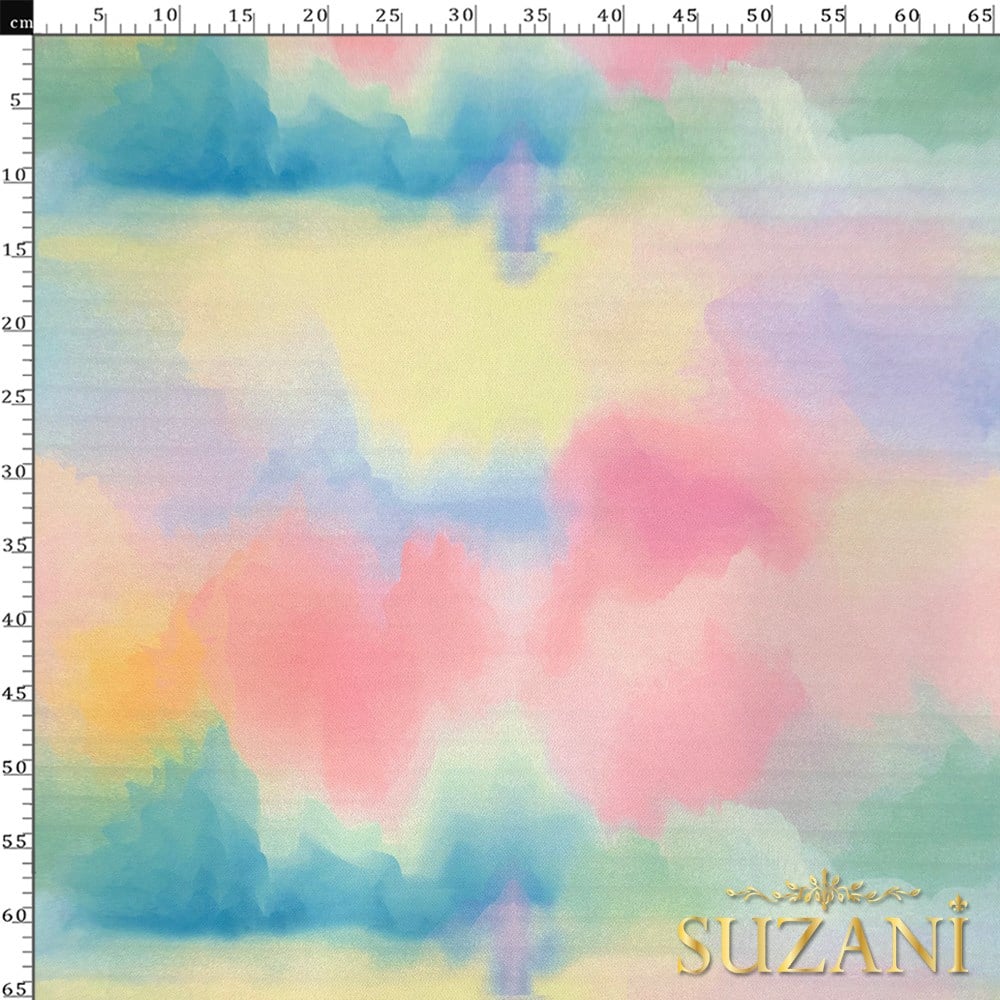 Soft Batik Desenli Dijital Baskılı Kumaş