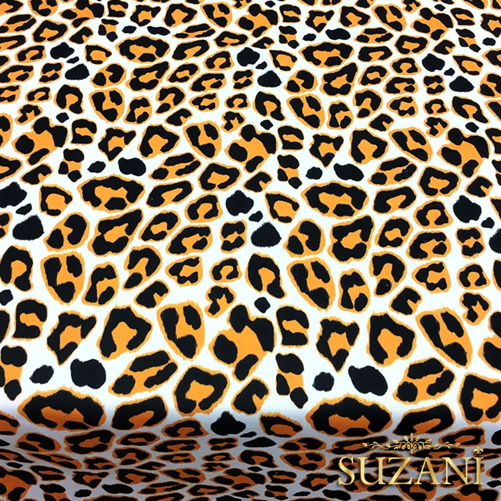 Spor Leopar Desenli Kumaş