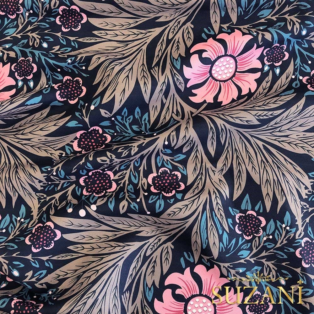William Morris Desenli Dijital Baskılı Kumaş