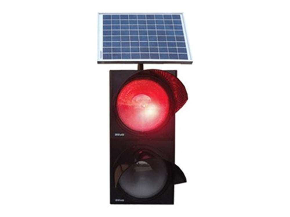 300 mm İkili Güneş Enerjili Flaşör, Solar Çakar Lamba