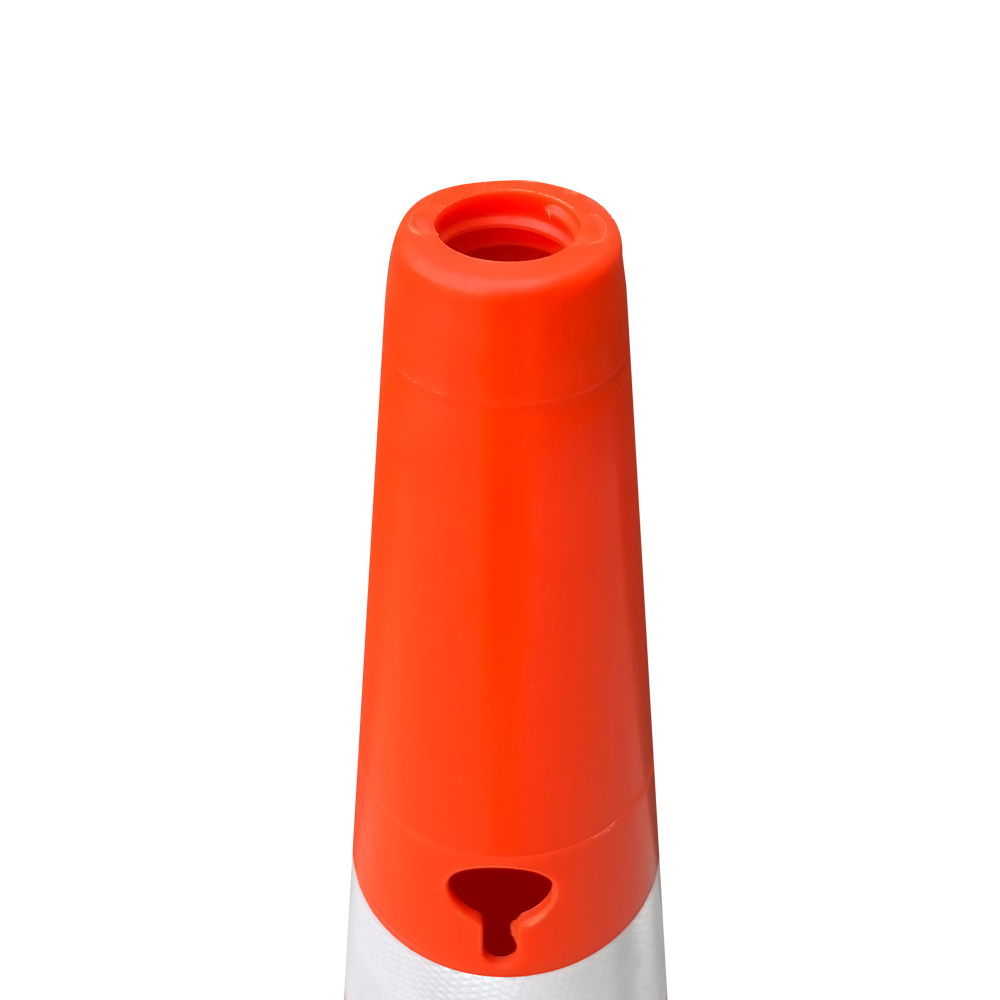 Ağırlıklı PVC Trafik Konisi 90 cm (Tek Reflektifli)