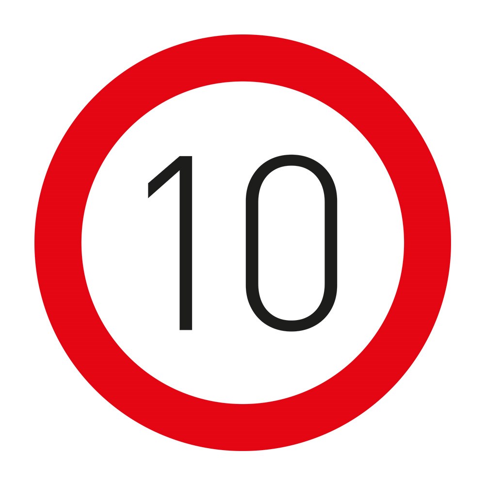 Azami Hız Sınırlaması 10 Levhası TT-29