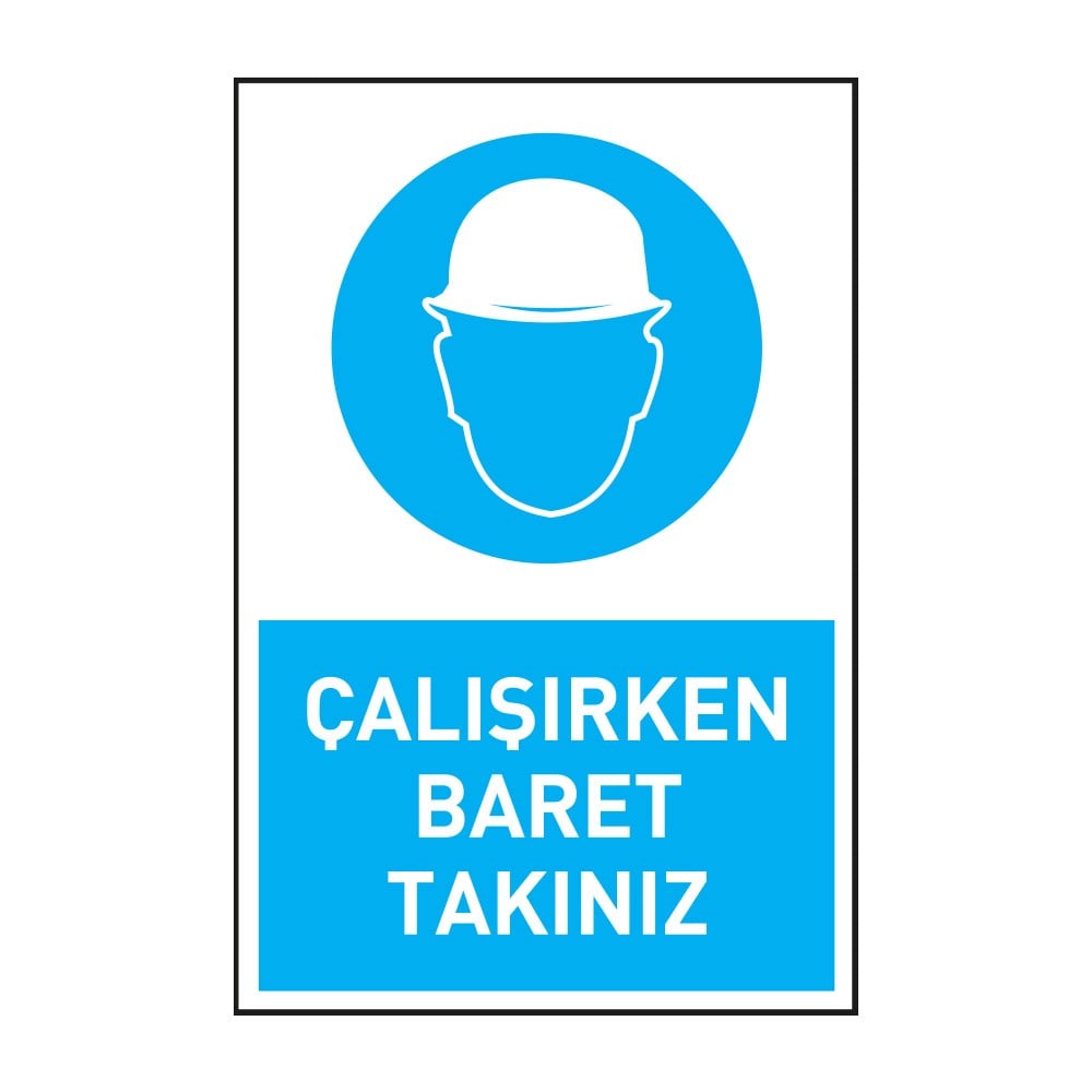 Çalışırken Baret TakınızKafa Koruma - Baret