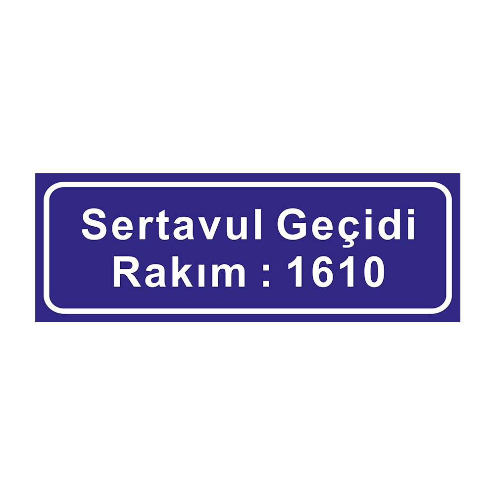 Coğrafi Bilgi Levhası (Dağ Geçidi) B-11a