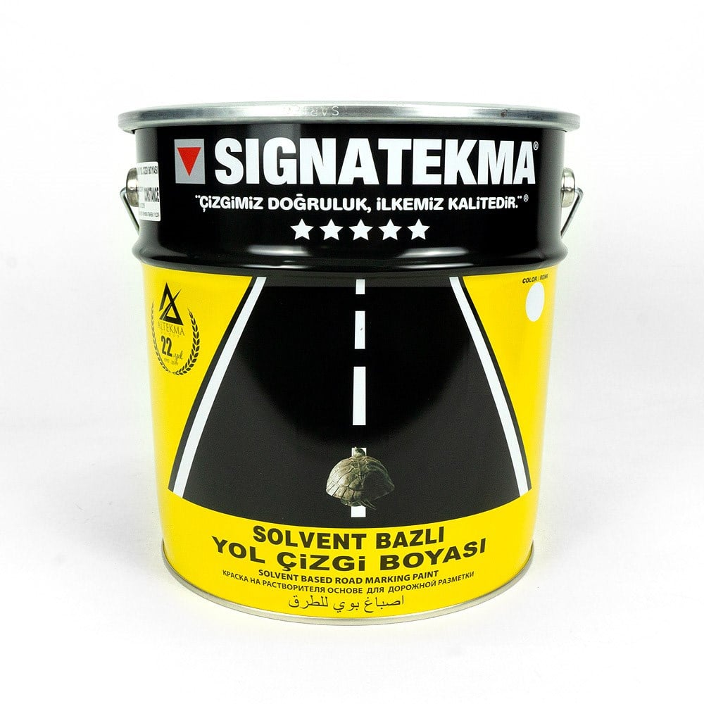 Constance MMA Esaslı Akrilik Yol Çizgi Boyası, Şerit Boyası 25 kg Kırmızı